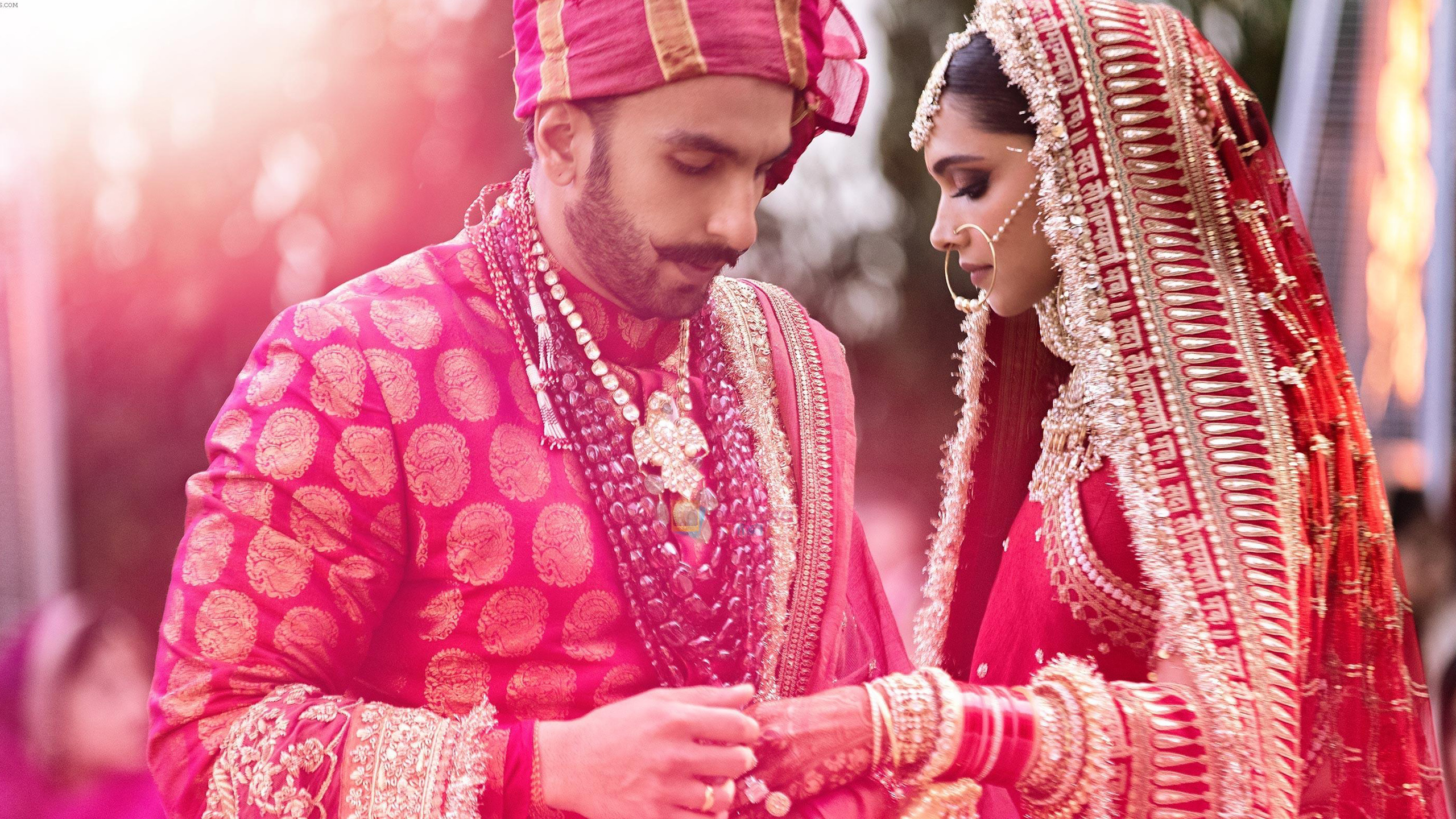 Wedding picture of Deepika Padukone and Ranveer Singh