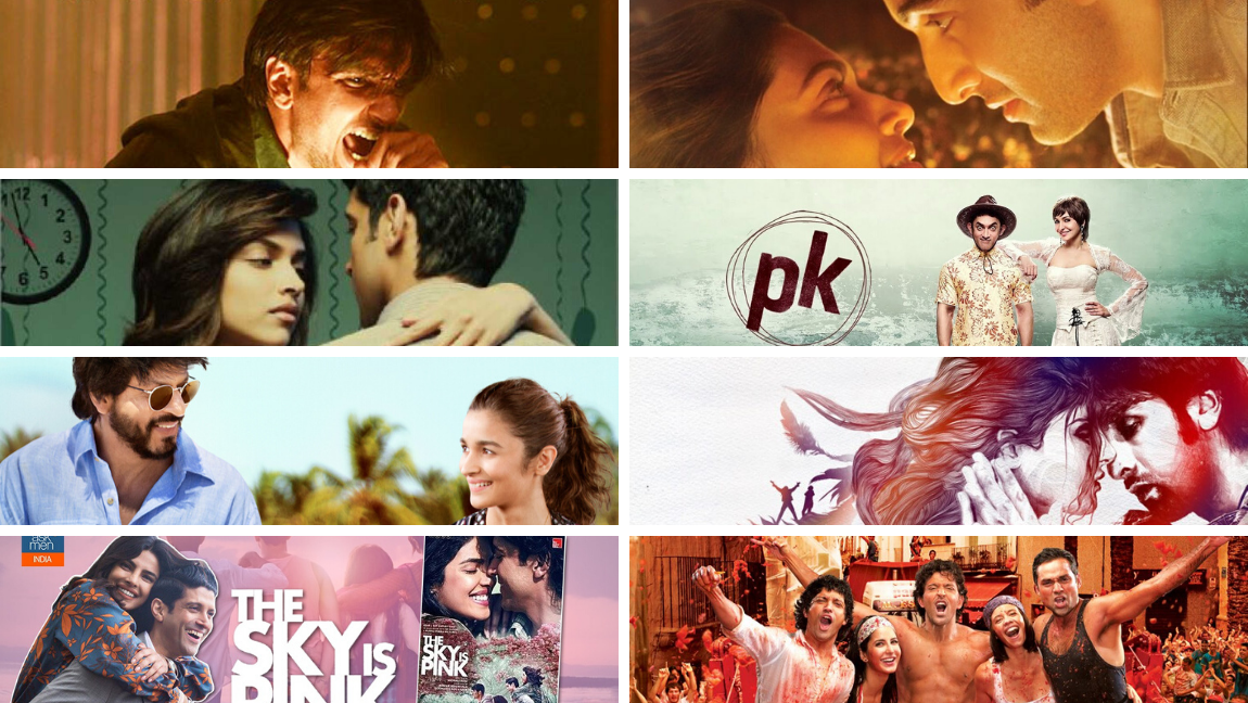 Top 10 mustwatch Bollywood movies GHAWYY