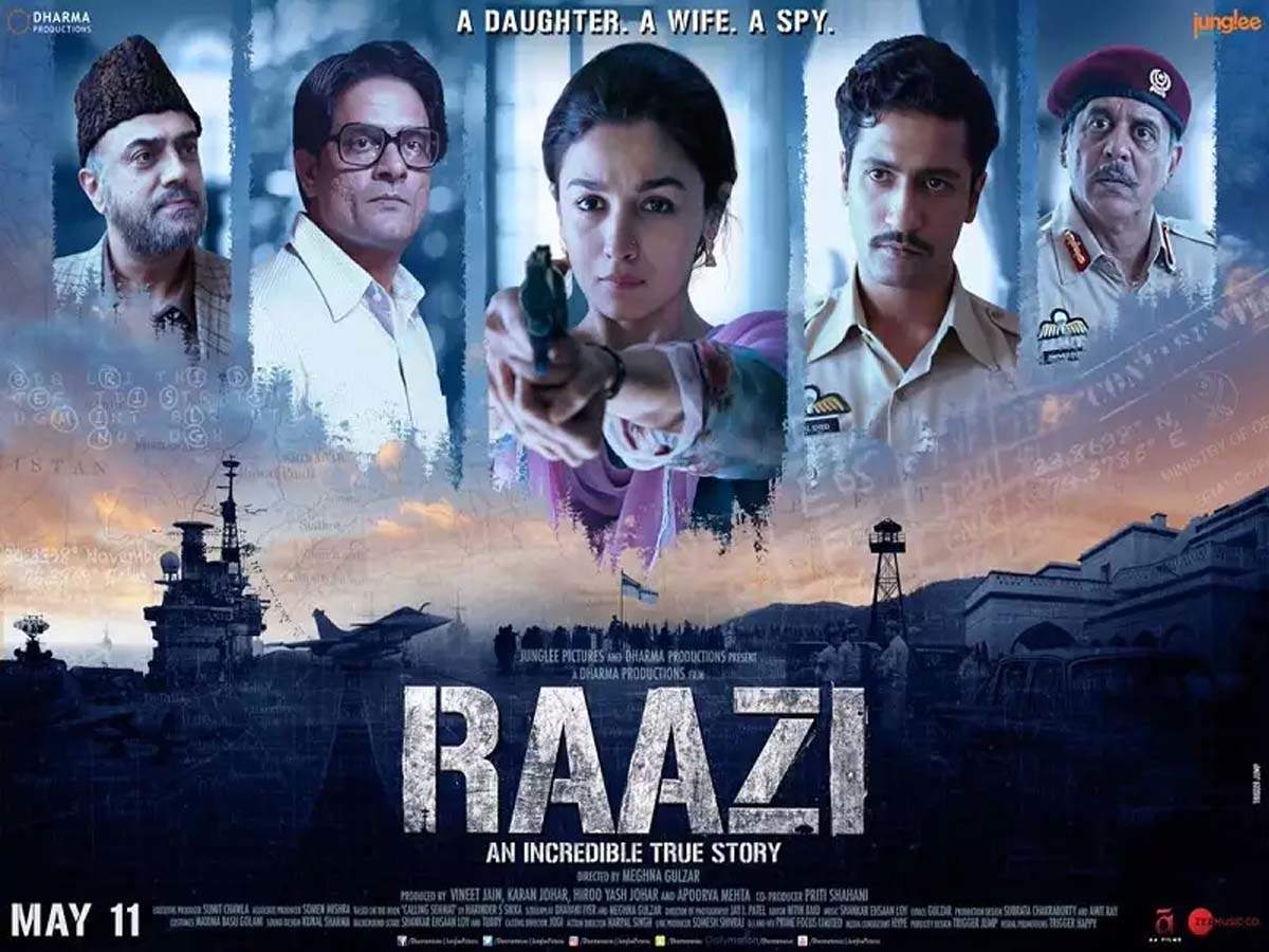 Raazi Movie got hit staring leads actors alia bhatt and vicky kaushal